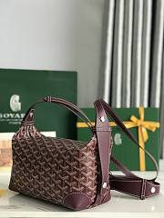 Goyard Boeing Bag Dark Red-25*12*12cm - 2
