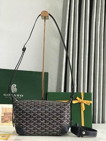 Goyard Boeing Bag Black-25*12*12cm