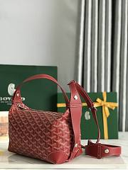 Goyard Boeing Bag Red-25*12*12cm - 5
