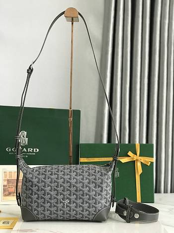 Goyard Boeing Bag Grey-25*12*12cm