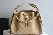 CHANEL 25 Small Handbag Grained Calfskin & Gold-Tone Metal  - 1