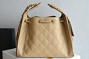 CHANEL 25 Small Handbag Grained Calfskin & Gold-Tone Metal  - 3