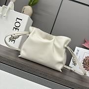 Loewe Small Flamenco clutch in nappa calfskin Sea Salt-23*18*9cm - 1