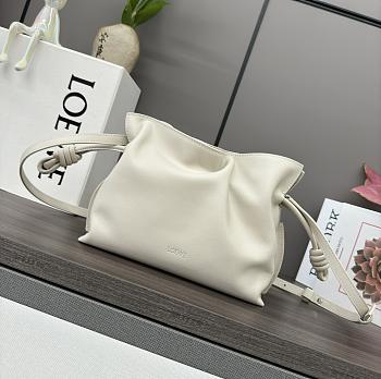 Loewe Small Flamenco clutch in nappa calfskin Sea Salt-23*18*9cm