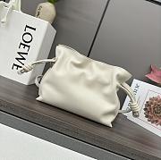 Loewe Small Flamenco clutch in nappa calfskin Sea Salt-23*18*9cm - 2