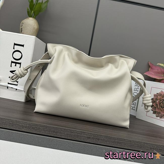 Loewe Medium Flamenco clutch in nappa calfskin Sea Salt-30*10.5cm*24.5cm - 1