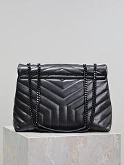 YSL| Loulou Chain Shoulder Bag Black -30x10x22cm - 2
