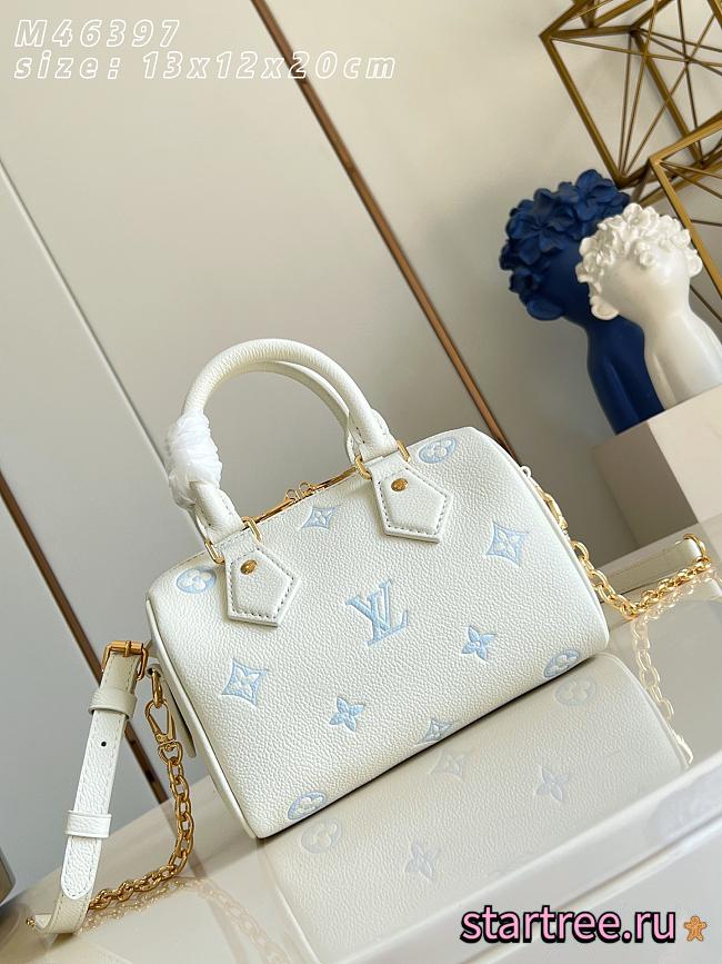 Speedy Bandoulière 20 Monogram Empreinte Leather M46397-20CM - 1