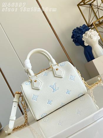 Speedy Bandoulière 20 Monogram Empreinte Leather M46397-20CM