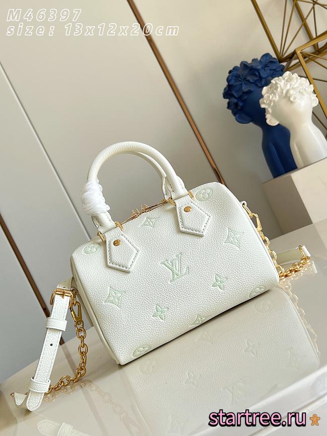 Speedy Bandoulière 20 Monogram Empreinte Leather M46397 001-20CM - 1