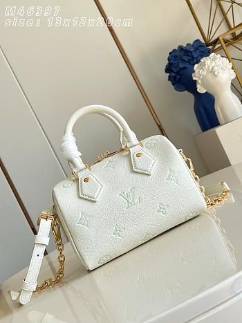 Speedy Bandoulière 20 Monogram Empreinte Leather M46397 001-20CM