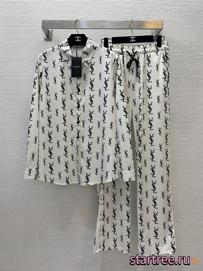 YSL Blouse and Pants Suit - 1