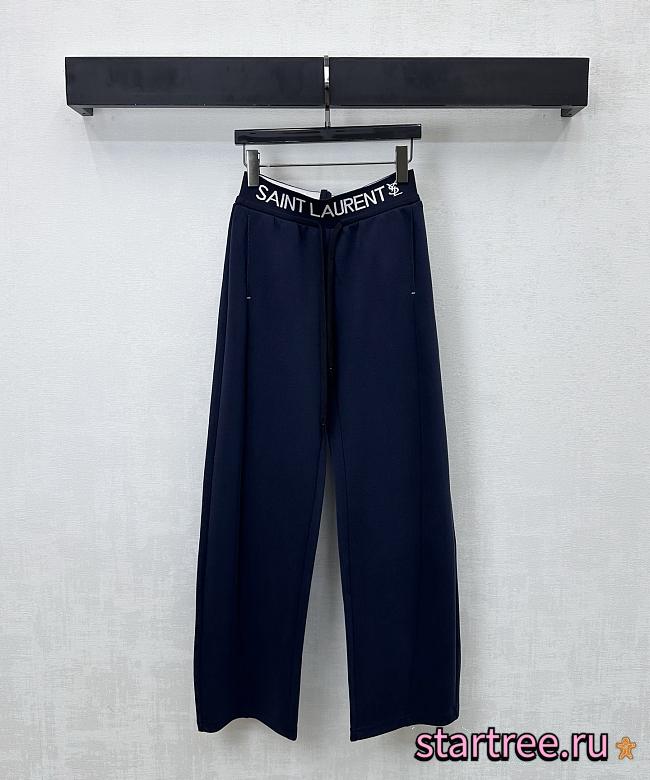 YSL Saint Lauren Drawstring trousers Blue - 1