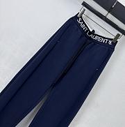 YSL Saint Lauren Drawstring trousers Blue - 4