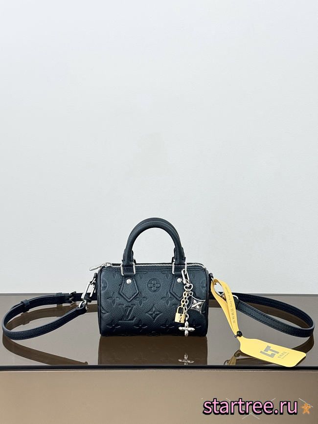 Louis Vuitton Nano Speedy Monogram Empreinte Leather M26510-16CM   - 1