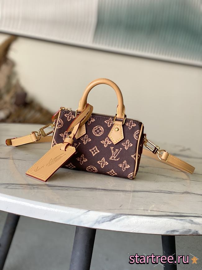 Louis Vuitton Nano Speedy Monogram Empreinte Leather M27610-16CM - 1