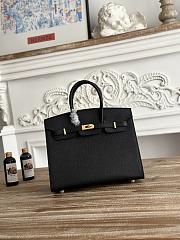 Hermes 30 Birkin Bag In Epsom leather Black and Gold Hardware - 1