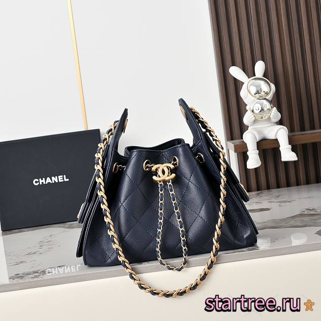 Chanel Mini 25 Bag AS5293 Navy-20*22*12.5cm - 1
