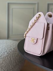 Chanel Mini 25 Bag AS5293 Pink-20*22*12.5cm - 3