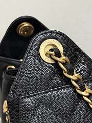 Chanel Mini 25 Bag AS5293 Black Gold Hardware-20*22*12.5cm - 4