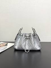 Chanel Mini 25 Bag AS5293 Silver-20*22*12.5cm - 1