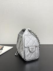 Chanel Mini 25 Bag AS5293 Silver-20*22*12.5cm - 5