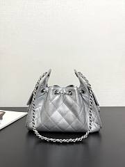 Chanel Mini 25 Bag AS5293 Silver-20*22*12.5cm - 2