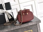 Chanel 25B Mini String Bag Burgundy-12.5*10*7cm - 2