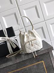 Chanel 25B Mini String Bag White-12.5*10*7cm - 1
