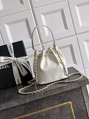 Chanel 25B Mini String Bag White-12.5*10*7cm - 3