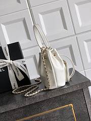 Chanel 25B Mini String Bag White-12.5*10*7cm - 4