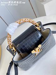 Louis Vuitton Capucines Black M12944-27 x 18 x 9 cm - 5