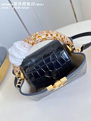 Louis Vuitton Capucines BB Black M12944-21x14x8cm - 2