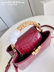 Louis Vuitton Capucines PM Red M12944-27 x 18 x 9 cm - 5