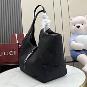 Gucci Mercato medium tote bag Black Canvas-35*28*15cm - 4