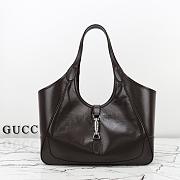 Gucci Mercato medium tote bag Dark Brown-35*28*15cm - 1