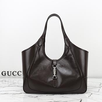 Gucci Mercato medium tote bag Dark Brown-35*28*15cm