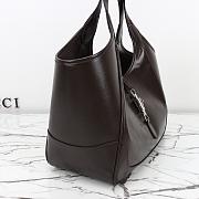 Gucci Mercato medium tote bag Dark Brown-35*28*15cm - 3