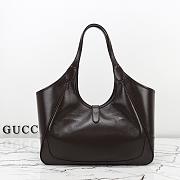 Gucci Mercato medium tote bag Dark Brown-35*28*15cm - 4