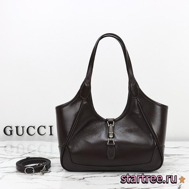 Gucci Mercato small tote bag Brown-26*23*11cm - 1