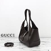 Gucci Mercato small tote bag Brown-26*23*11cm - 5