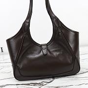 Gucci Mercato small tote bag Brown-26*23*11cm - 3