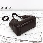 Gucci Mercato small tote bag Brown-26*23*11cm - 2
