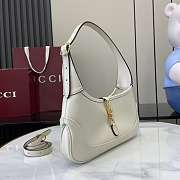 Gucci Jackie Slim medium shoulder bag White-27*13*3.5cm - 5