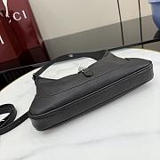 Gucci Jackie Slim medium shoulder bag Black Leather-27*13*3.5cm - 2