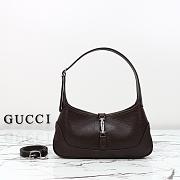Gucci Jackie Slim medium shoulder bag Brown-27*13*3.5cm - 1