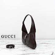 Gucci Jackie Slim medium shoulder bag Brown-27*13*3.5cm - 5