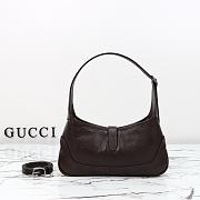 Gucci Jackie Slim medium shoulder bag Brown-27*13*3.5cm - 4