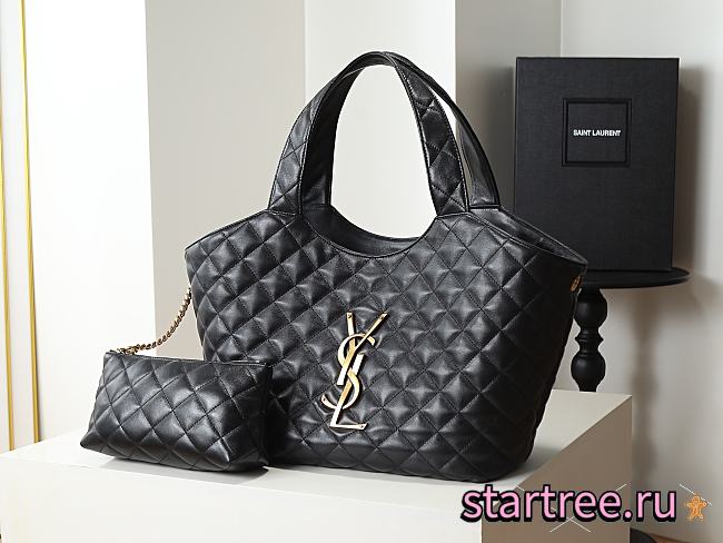 YSL ICARE Quilted Nappa Leather Medium Handbag  - 1