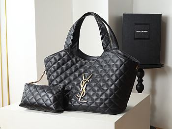 YSL ICARE Quilted Nappa Leather Medium Handbag 